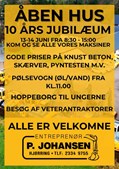 Entreprenør P. Johansen ApS inviterer til åbent hus for at fejre 10-års jubilæum