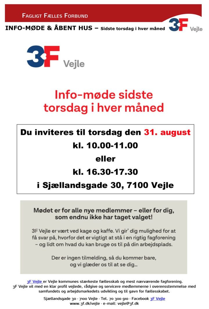 Hold trit med lokalområdet: Nyt fra Vejle