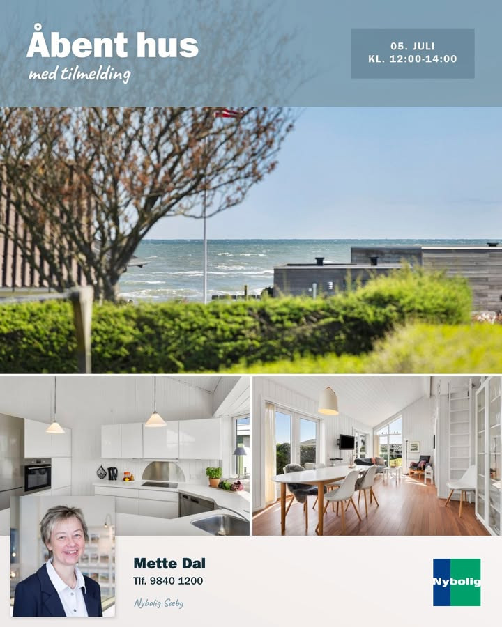 Nybolig Sæby A/S inviterer til åbent hus i Sæby Nordstrand