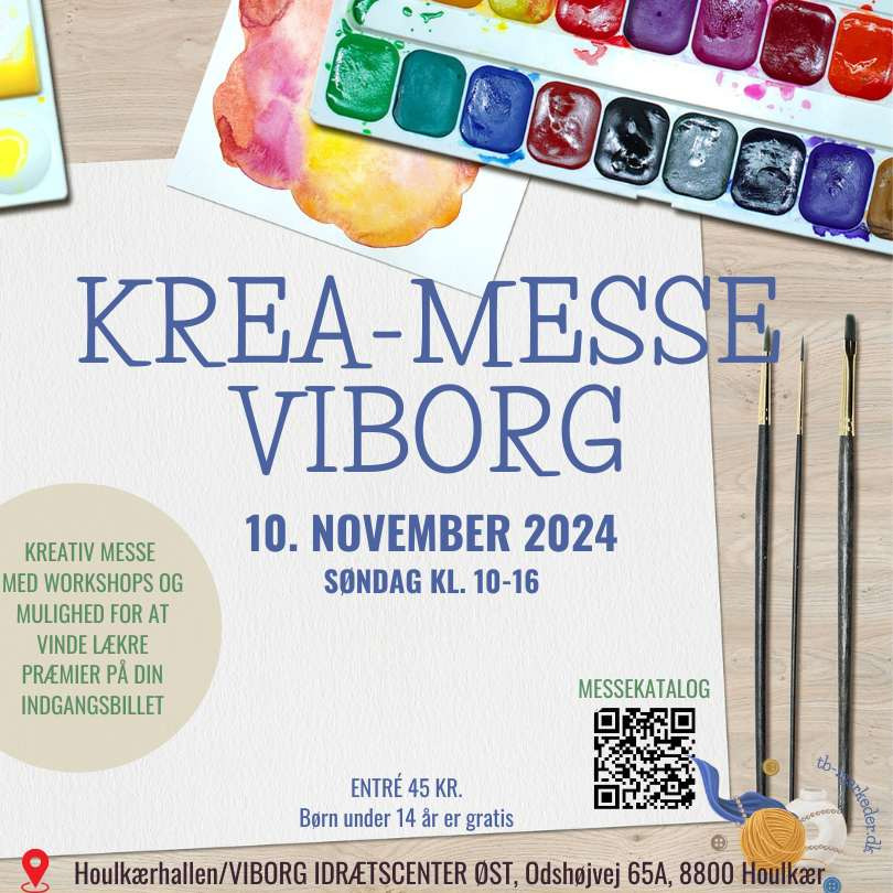 Oplev kreativiteten på Danmarks største KREA-messe i Viborg