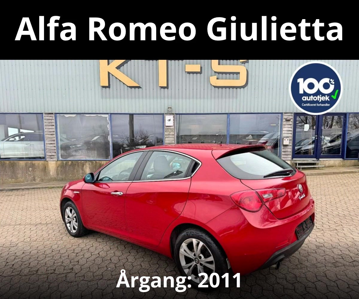 KT-S har flotte biler klar til landevejen, inklusive Alfa Romeo Giulietta