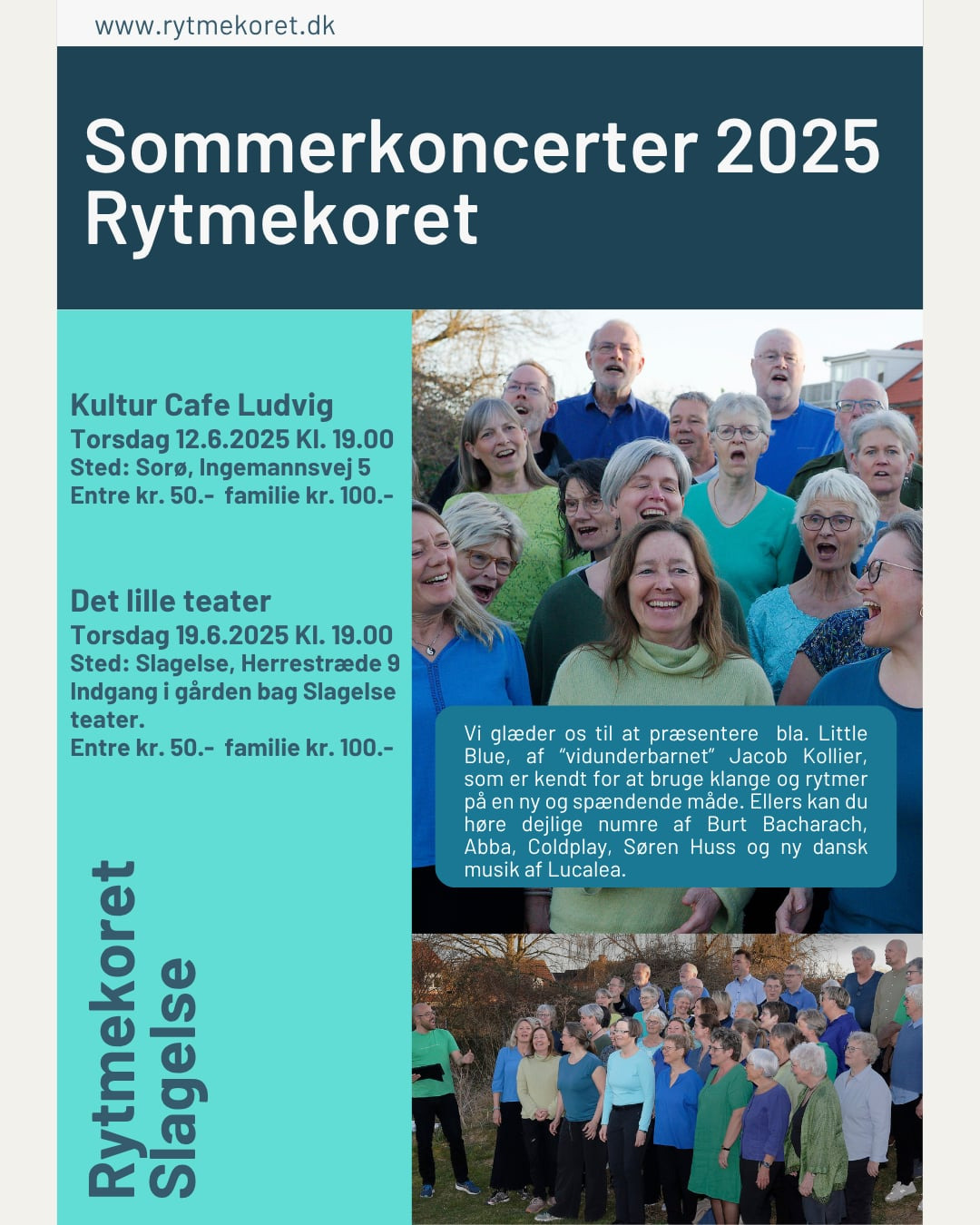 Slagelse Rytmekor synger sommeren ind i Sorø