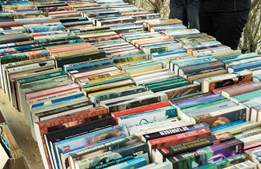 Minibogudsalg på biblioteket