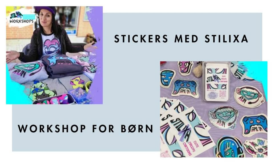 Workshop for børn: Lav dine egne stickers på Skive Kunstmuseum
