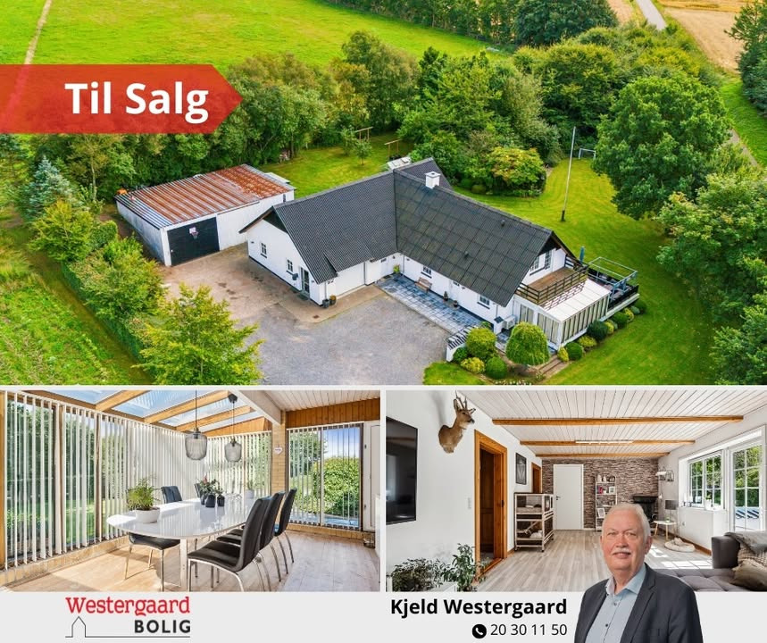 Westergaard Bolig fremviser lystejendom til 1.598.000 kr. med plads til hobbyer