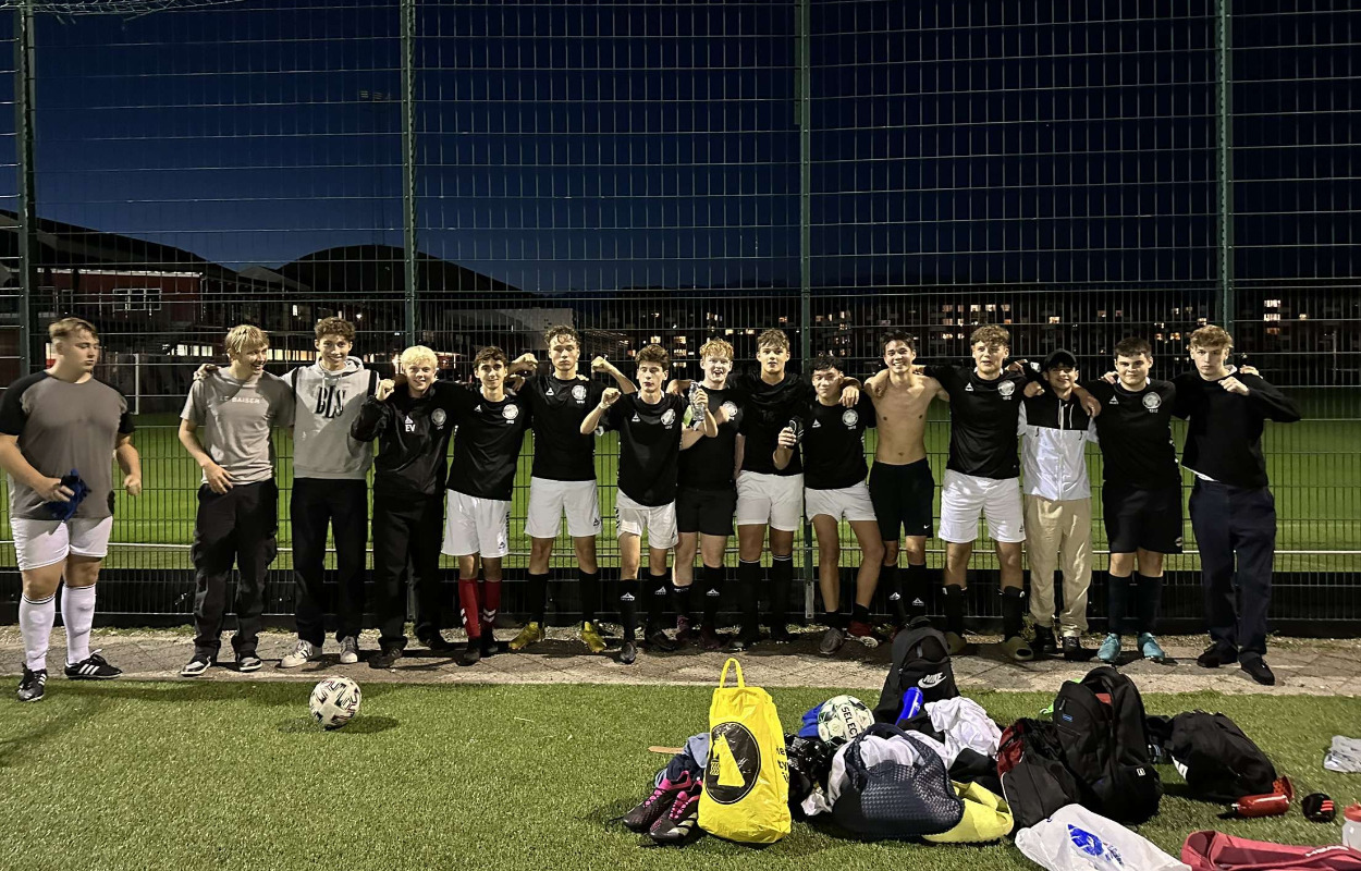 HB18-drengene spillede lige op med rækkens tophold men måtte se sig besejret