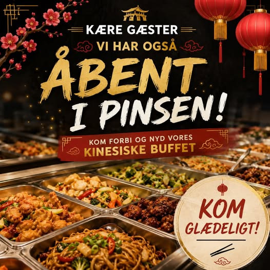Restaurant Lai Lai holder åbent i pinsen