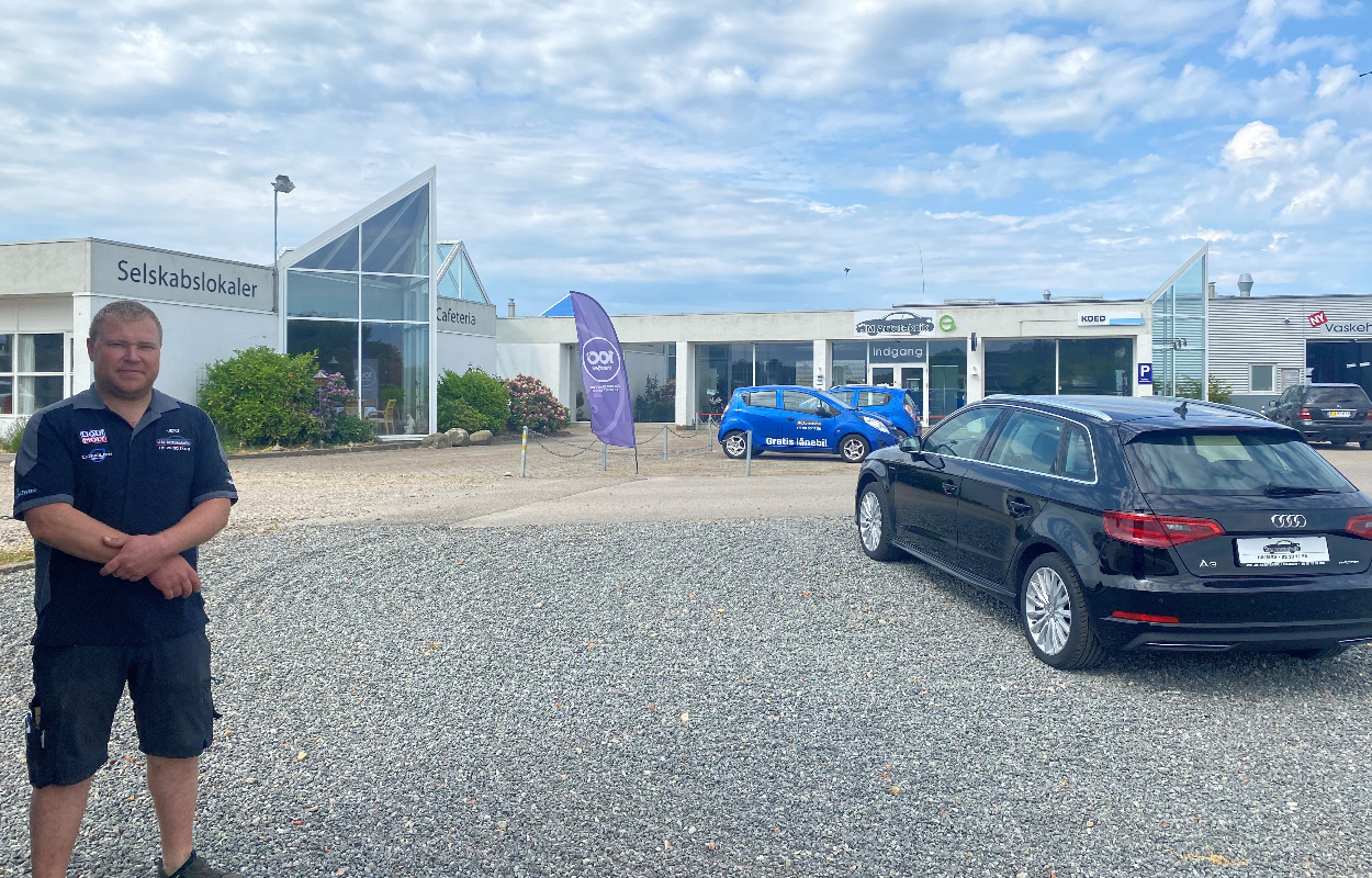 JM Autoteknik står sommerklar og overtager nabobygningerne på Vinkelvej