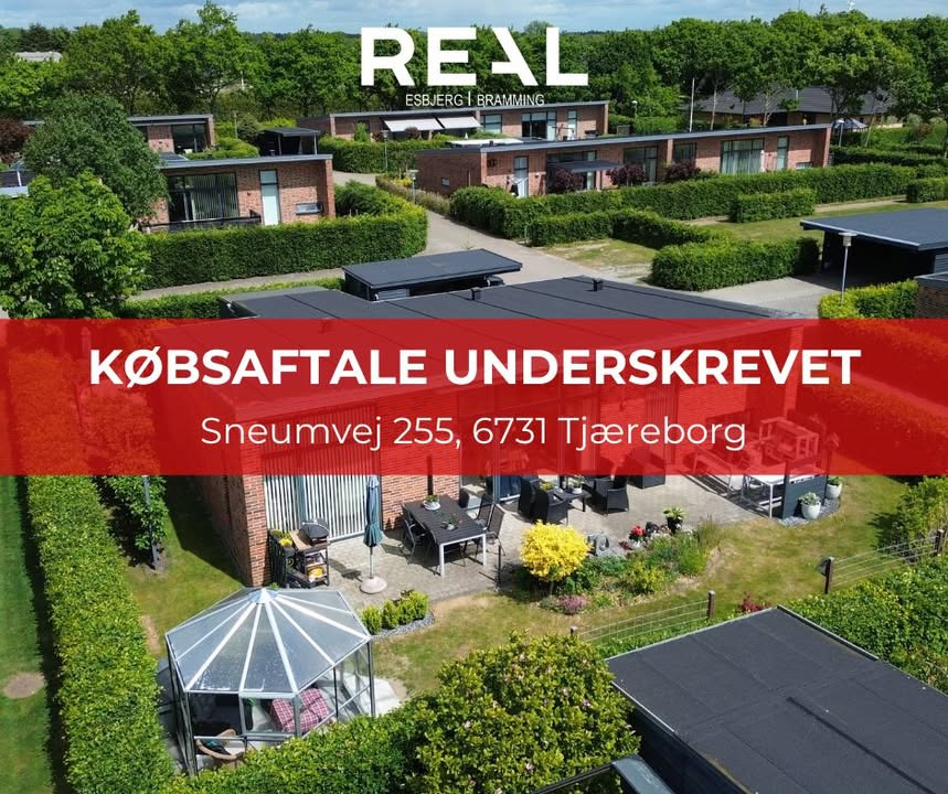 RealMæglerne Esbjerg og Bramming underskriver købsaftale på Sneumvej 255