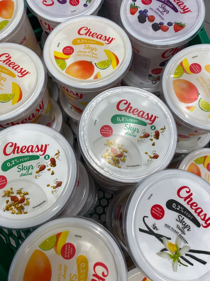 MIN KØBMAND I ASP tilbyder Cheasy skyr til 25 kr