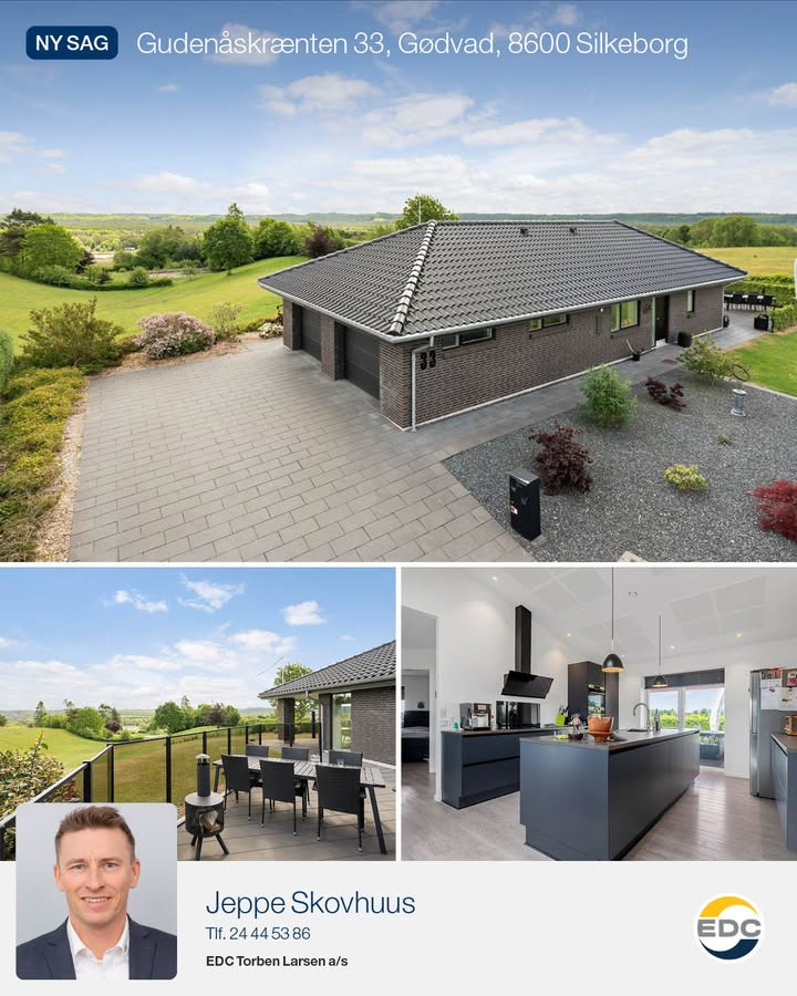 EDC Torben Larsen præsenterer udsigtsvilla i Silkeborg med naturskøn beliggenhed