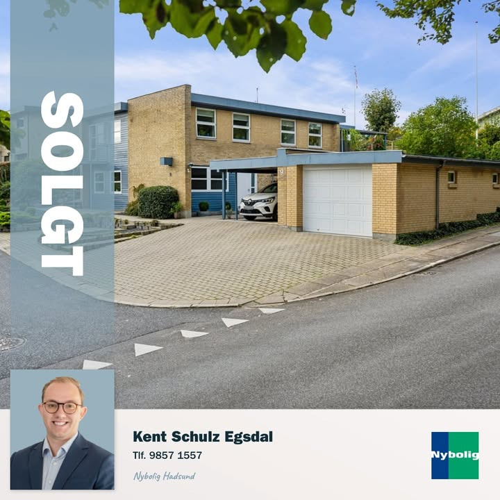 Nybolig Hadsund meddeler salg af ejendom på Udsigten 9 i Hadsund