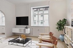 Til salg hos &LIVING Aalborg: TOTALRENOVERET 3 VÆRELSES I BYEN