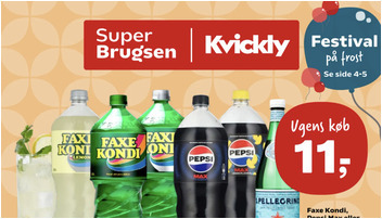 SuperBrugsen tilbyder Spier Signature vin til 35 kr. og Coop Italiana pizza til 19 kr.