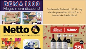 Casillero del Diablo vin til 29 kr. og danske gulerødder til kun 5 kr. - fantastiske lokale tilbud