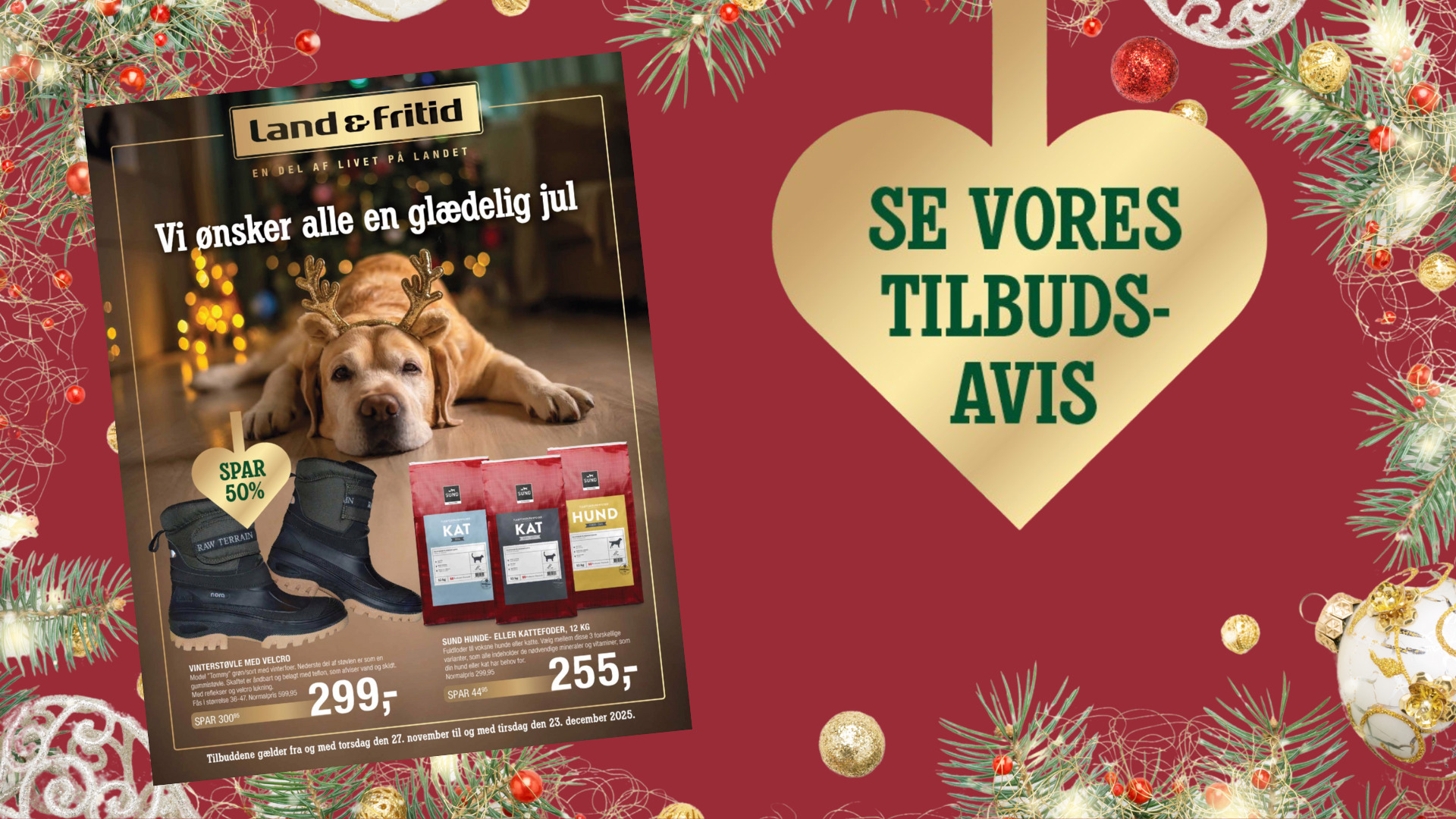 Julestemning og gaveidéer hos Land & Fritid Hedensted