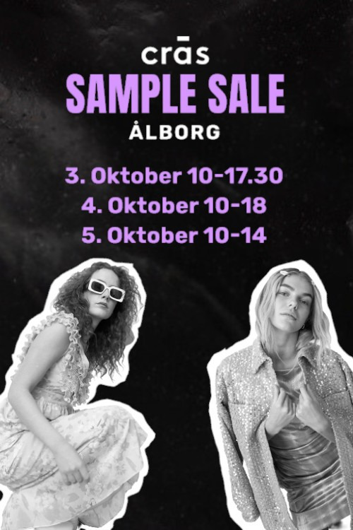 Crās sample sale i Aalborg: Spar op til 80% på tøj hos Lagersalg.com