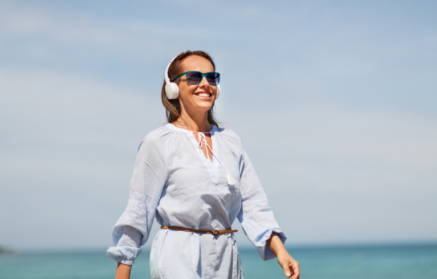 Gå en tur i naturen med Bente Klarlund i ørerne