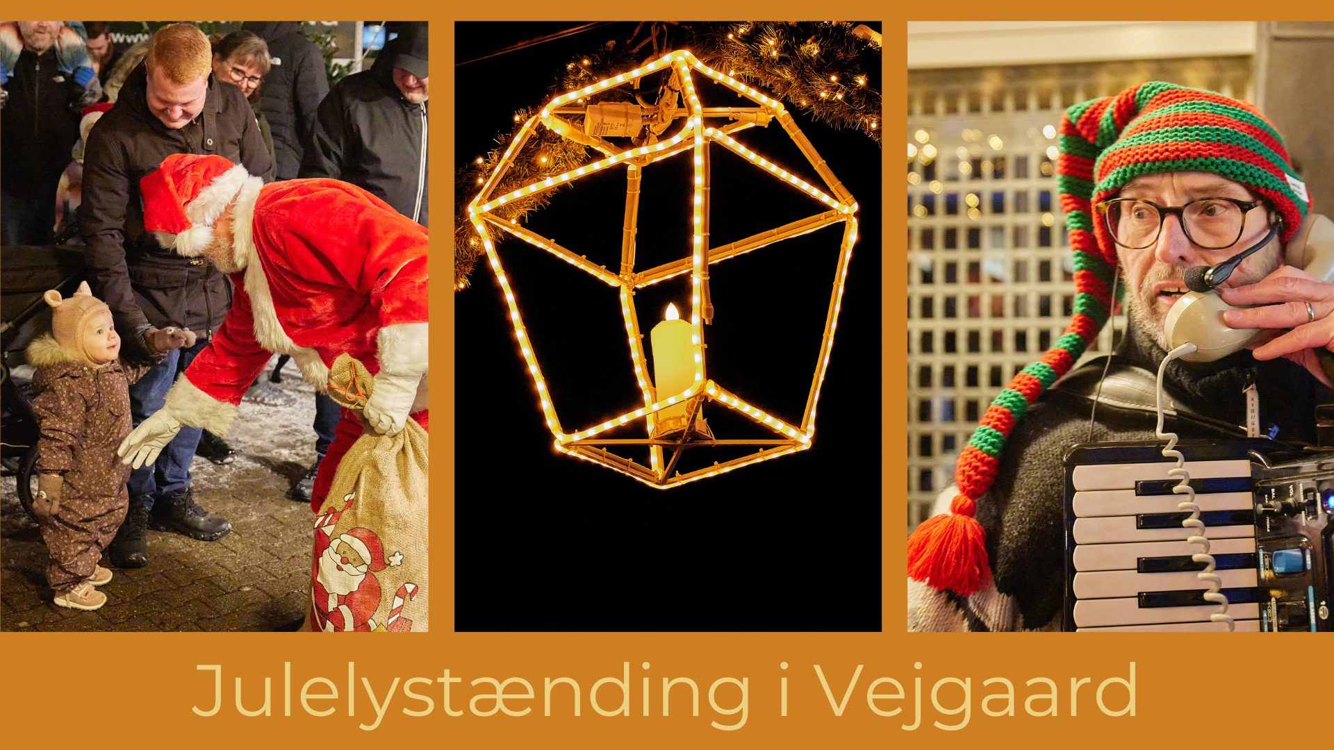 Julen indtages i Vejgaard: Julemandens ankomst og lysfest