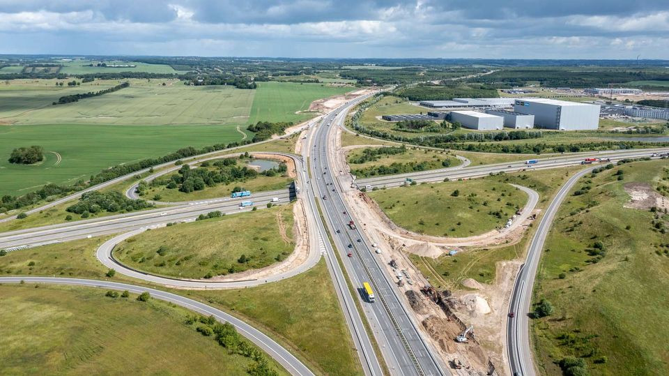 Frakørsel E45 Aarhus Vest mod Aarhus er spærret natten til søndag