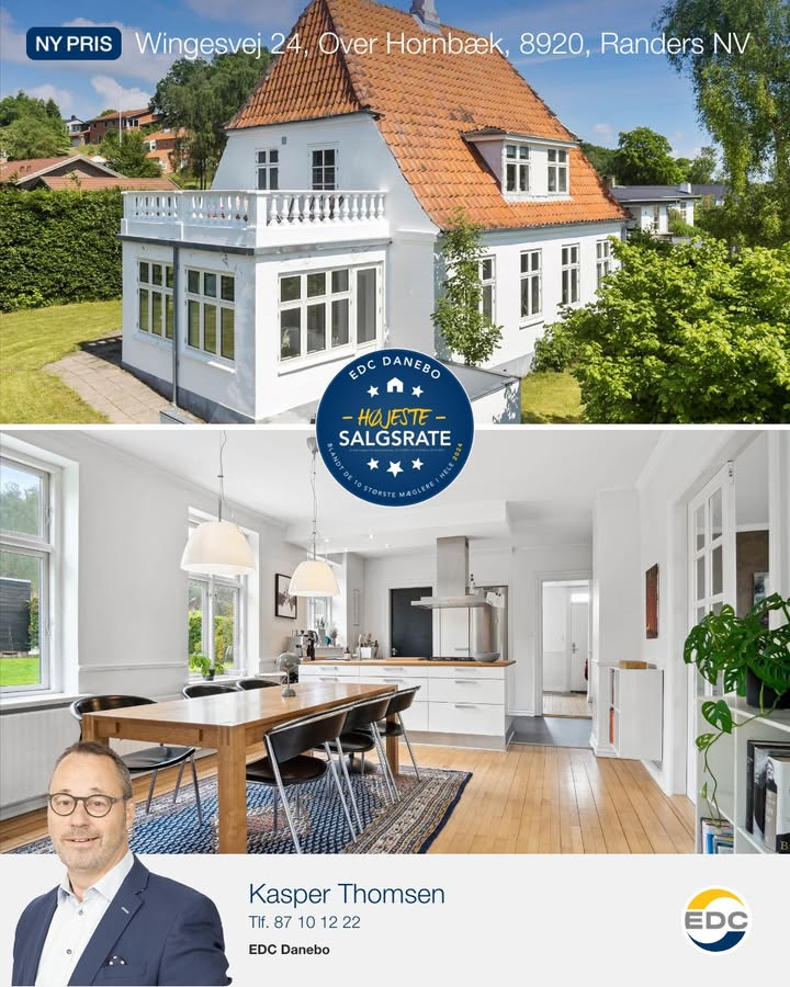 EDC Danebo præsenterer: Smuk patriciervilla til skarp pris i Over Hornbæk