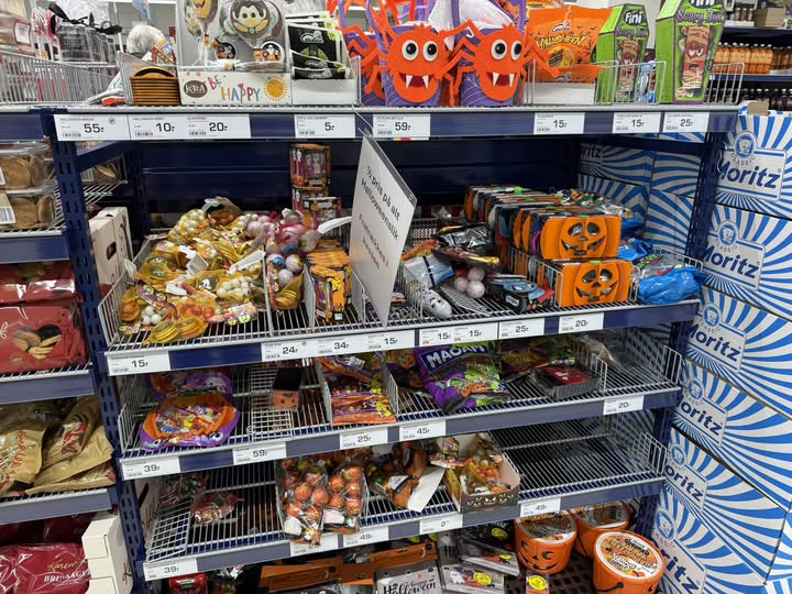 Rema 1000 Ringsted tilbyder halloweenprodukter til halv pris i begrænset periode