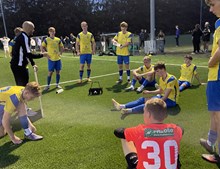 Spænding til det sidste da Skive-drengene sikrede sig en vigtig sejr i blæsevejret