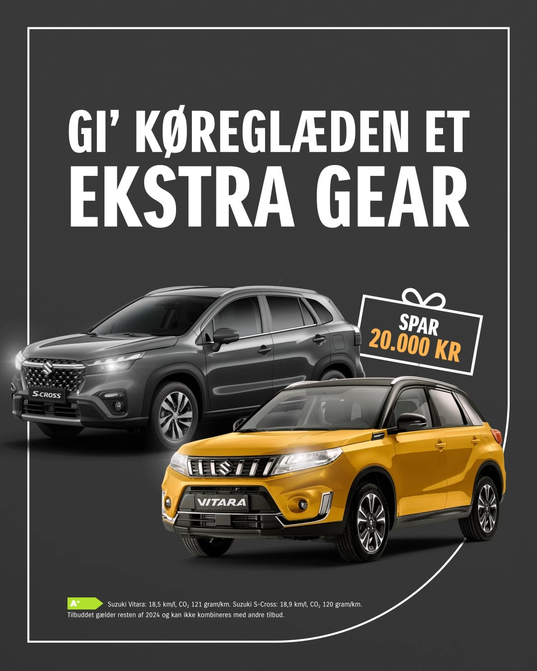 Henrik Christensen Vejle tilbyder 20.000 kr. rabat på ny Vitara eller S-Cross med vinterpakke