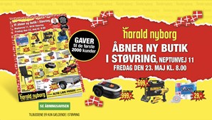 Vi åbner ny butik i Støvring