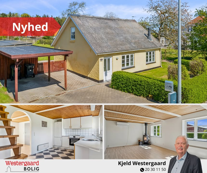 Westergaard Bolig fremviser hyggeligt hus i Stenum uden bopælspligt