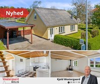 Westergaard Bolig fremviser hyggeligt hus i Stenum uden bopælspligt