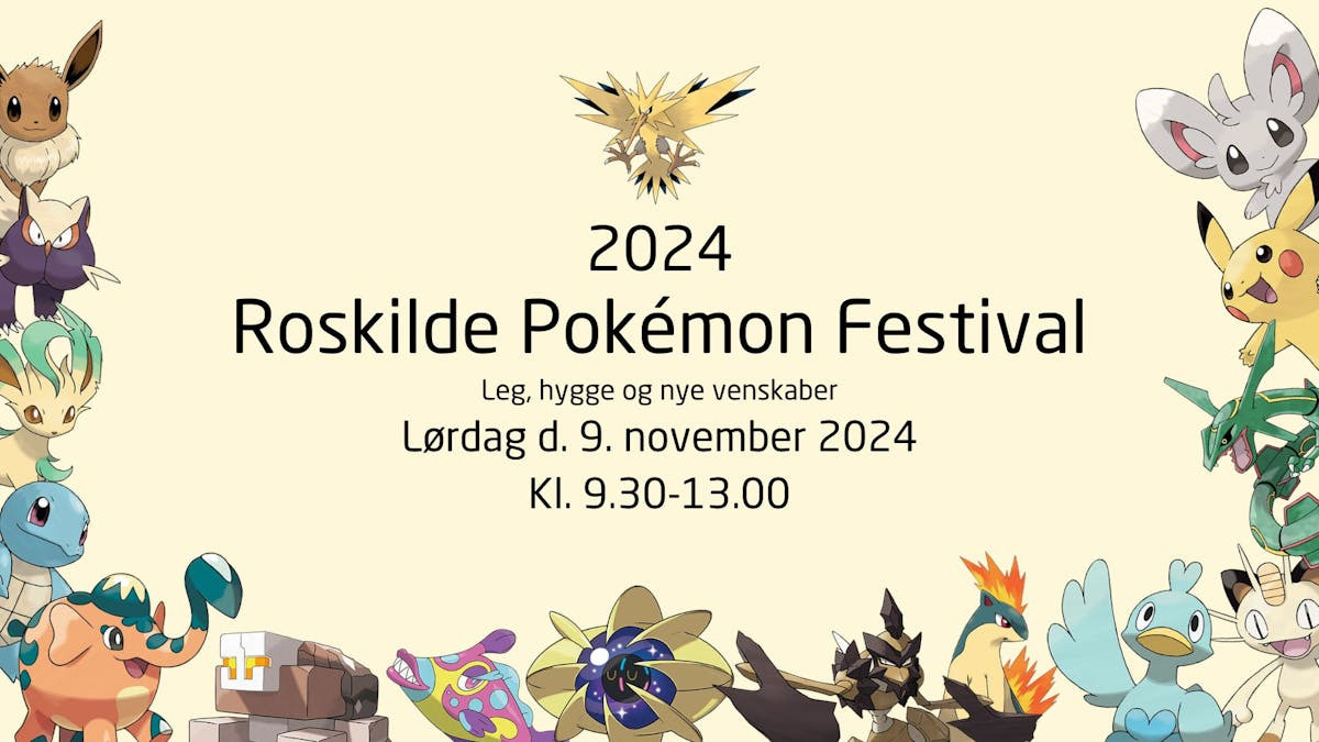 Roskilde Pokémon Festival: En dag fyldt med leg og læring