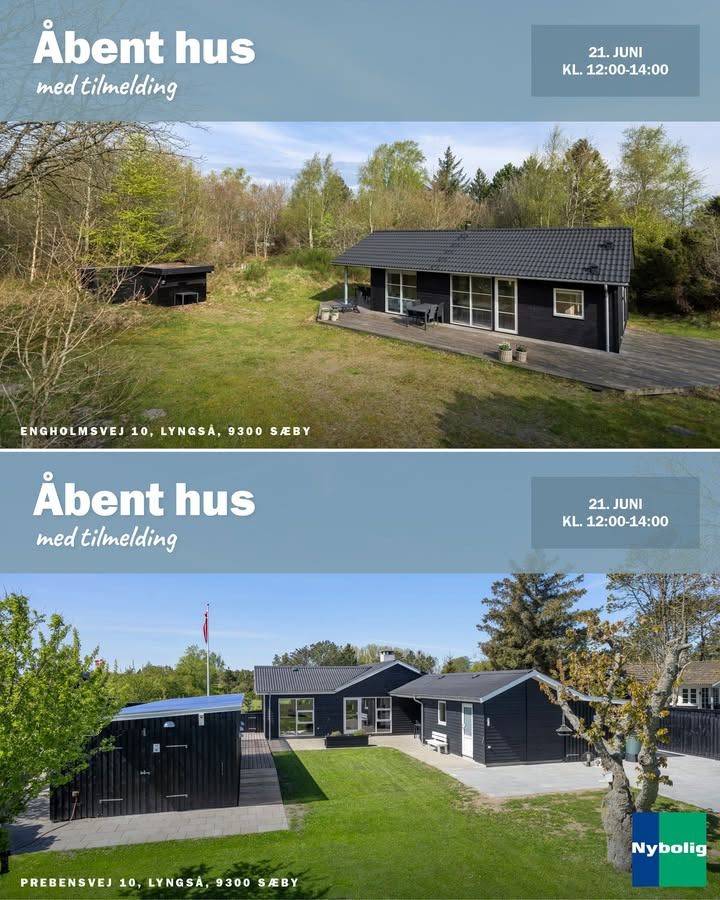 Nybolig Sæby A/S inviterer til åbent hus i Lyngså med tilmelding