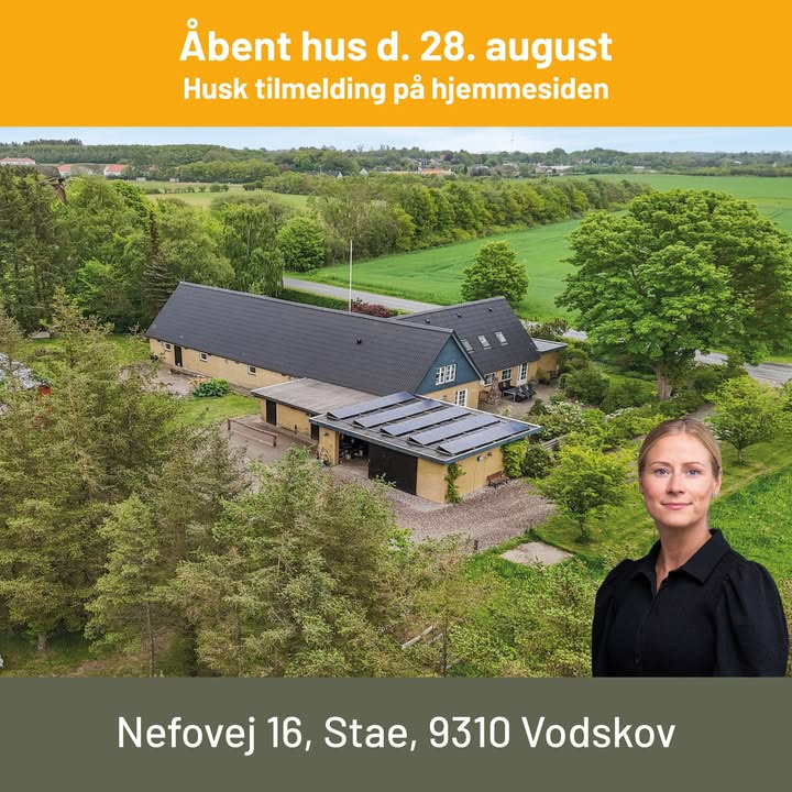 Mæglerhuset inviterer til åbent hus på Nefovej 16 i Vodskov