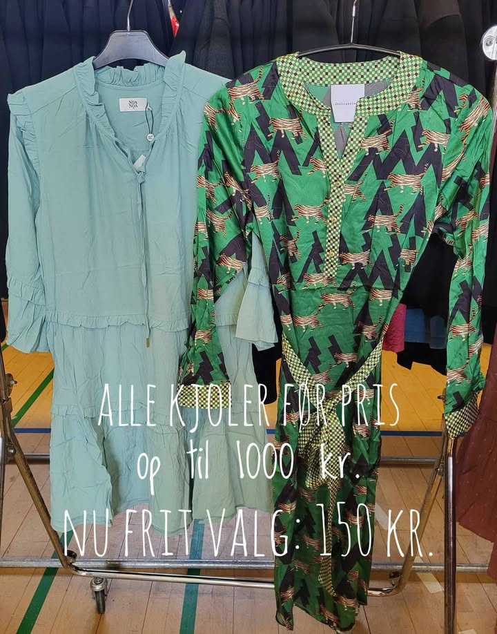 Kæmpe kjolesalg hos Rie & Henrik's Tøjbiks: Spar stort på alle kjoler