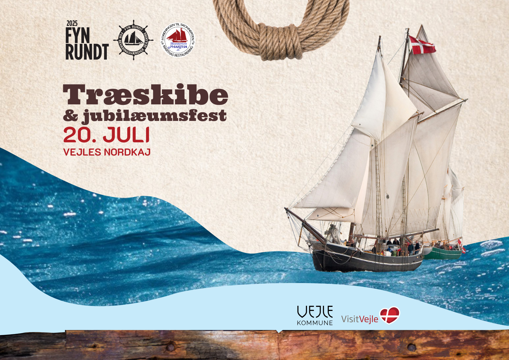 Maritime festdage i Vejle med jubil&#xE6;um, kapsejlads og familieaktiviteter