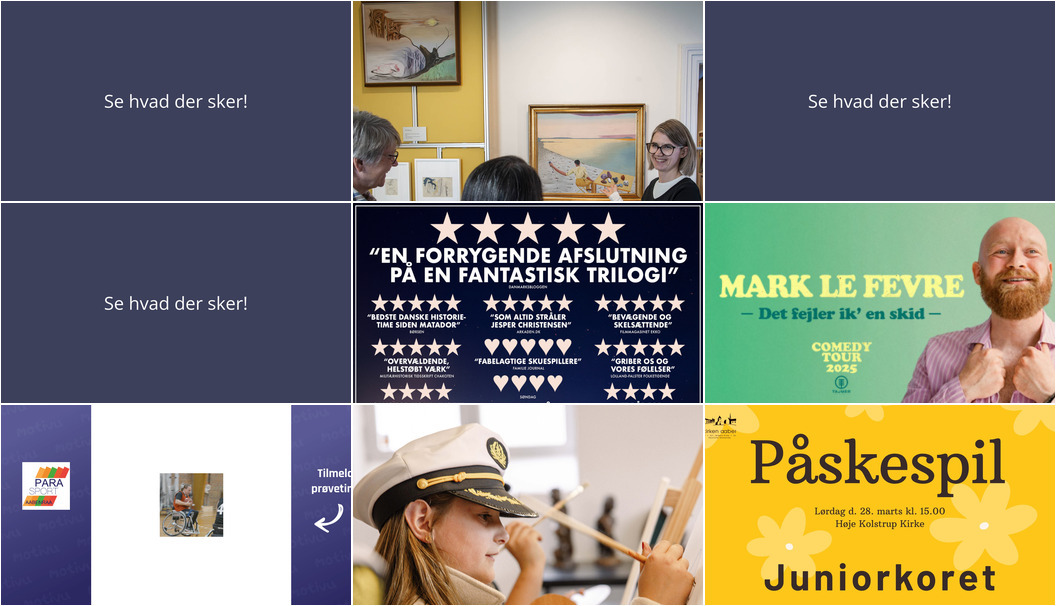 Aabenraa byder på kunst, kultur, film og sport denne weekend