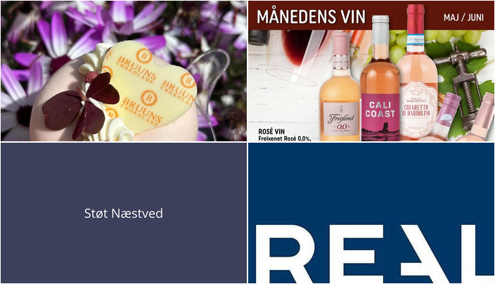 Nyt fra RealMæglerne Næstved by Bülow ApS, Bruuns Chokolade og REMA 1000 Karrebækvej