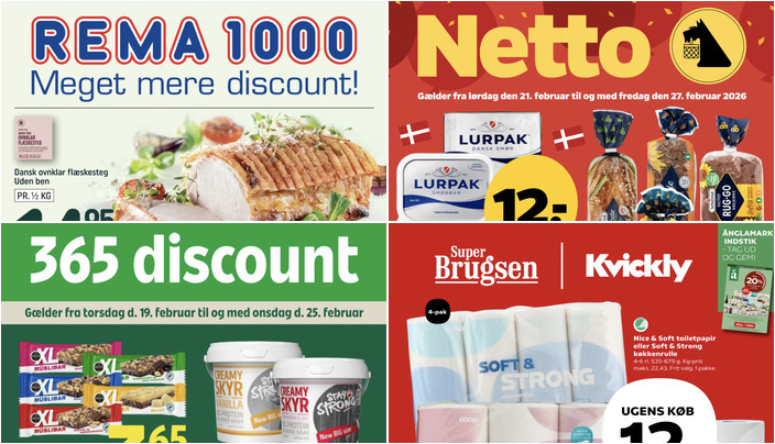 Lokale tilbud: Lurpak smør til kun 12 kr. og dansk ovnklar flæskesteg til 29,90 kr./kg