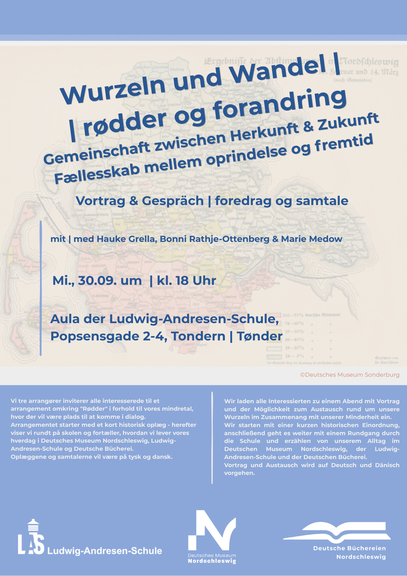 Historisk aften på Ludwig-Andresen-Schule i Tønder