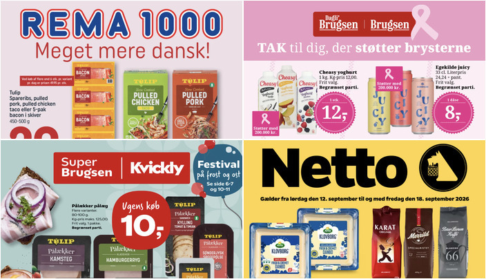 Cheasy yoghurt til kun 12 kr. og Gram Slot kartofler for 8 kr. - se de lokale dagligvaretilbud