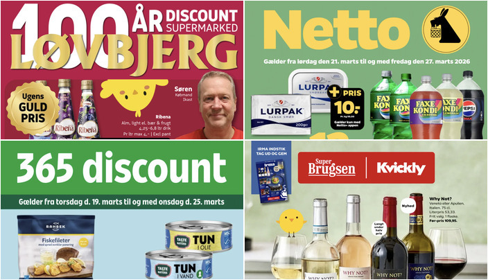 Ugens tilbud: Frossen lammekølle til 169 kr. og Rahbek fiskefileter til 12 kr.