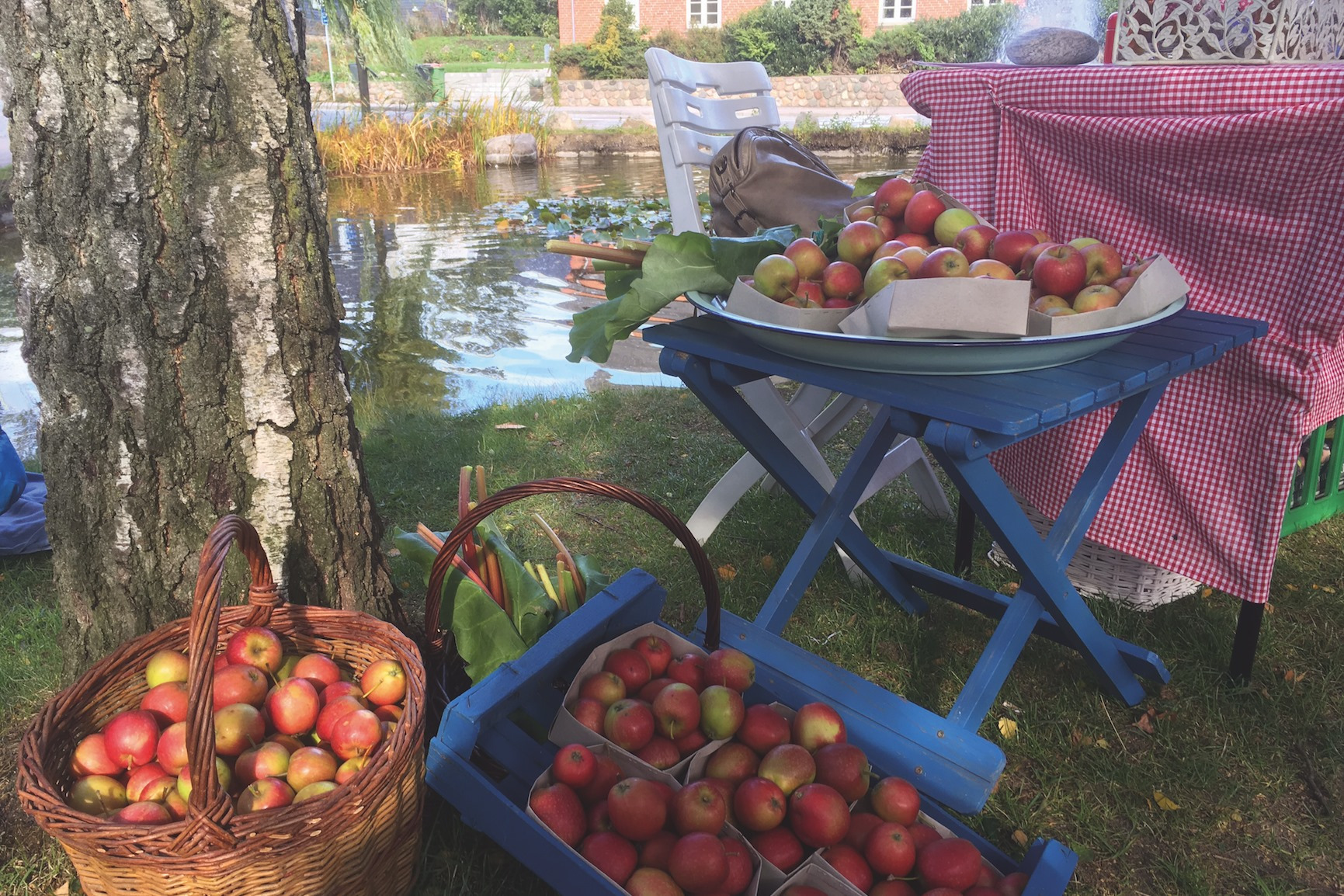 Hyggelig markedsdag i Vejby med lokale varer og delikatesser