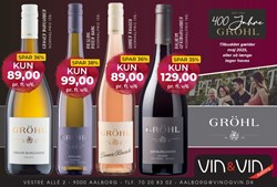 Vin & Vin Aalborg annoncerer sidste chance for tilbud på Weingut Gröhl vine