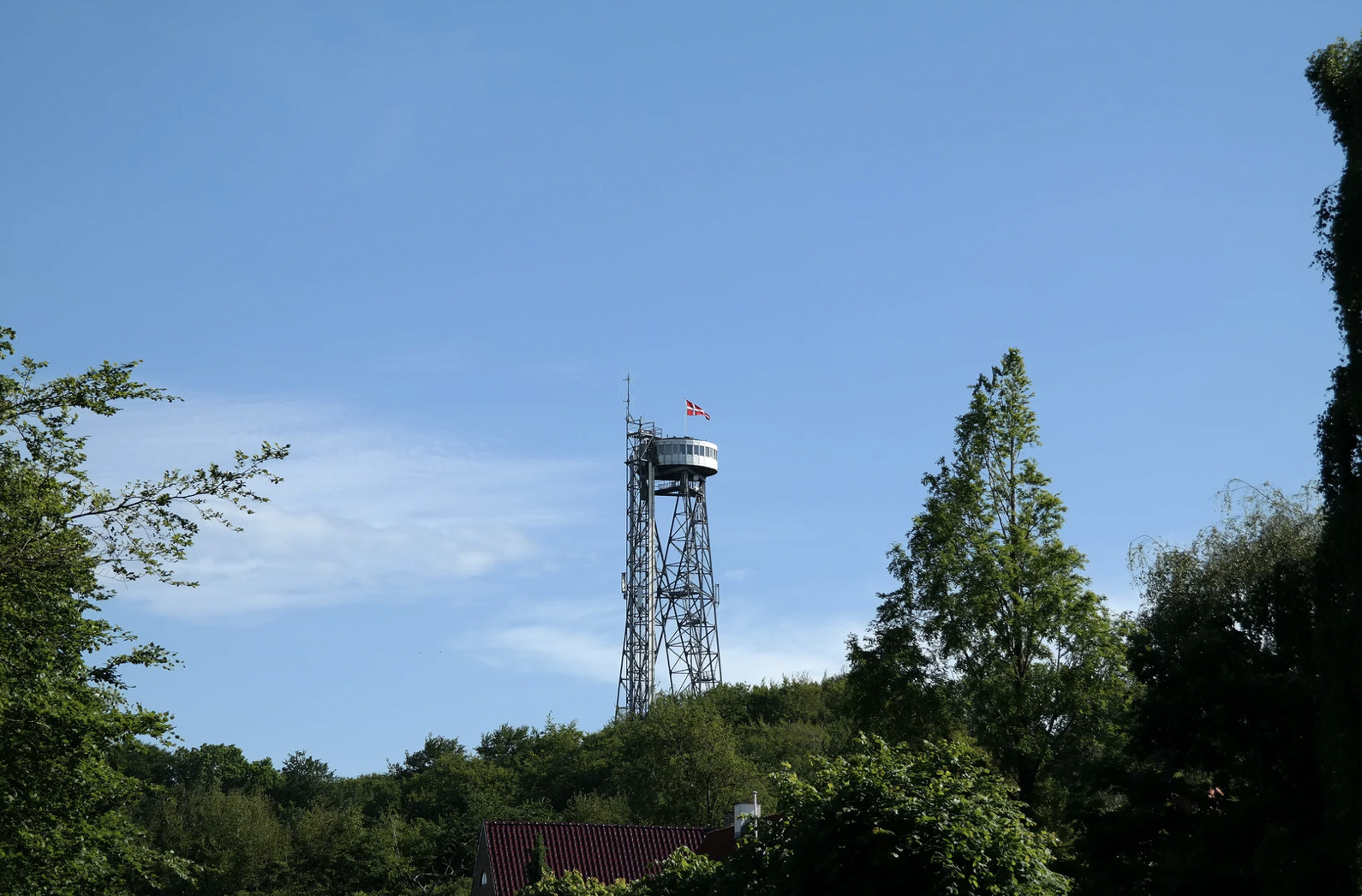 Vild tur i luften over Aalborg
