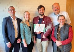 Mikkel Dam Lemke fra Rødding vinder prisen Landdistrikternes Ildsjæle 2023