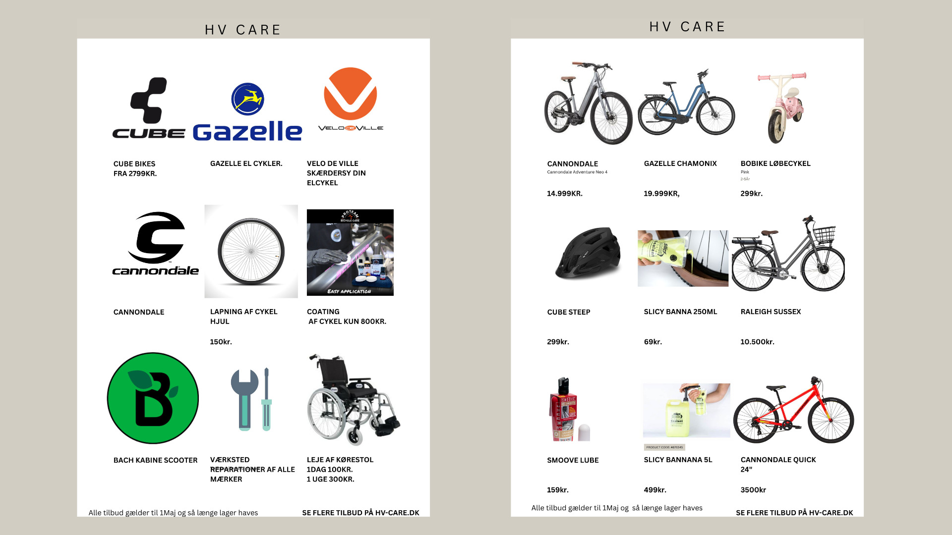 Grib chancen: Forårstilbud på cykler hos HV Care