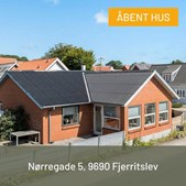 Mæglerhuset Asger Larsen inviterer til åbent hus i Fjerritslev på søndag