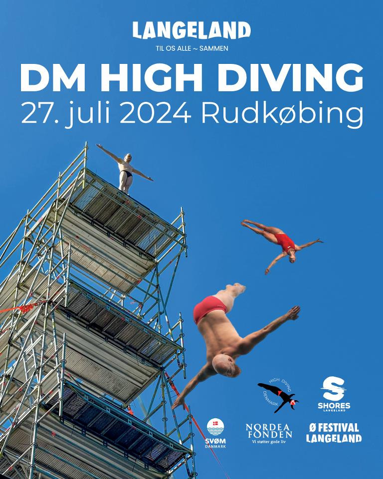 Kom og oplev det spektakulære DM i High Diving ved Siloen på Rudkøbing Havn som del af den Langelandske Ø - Festival