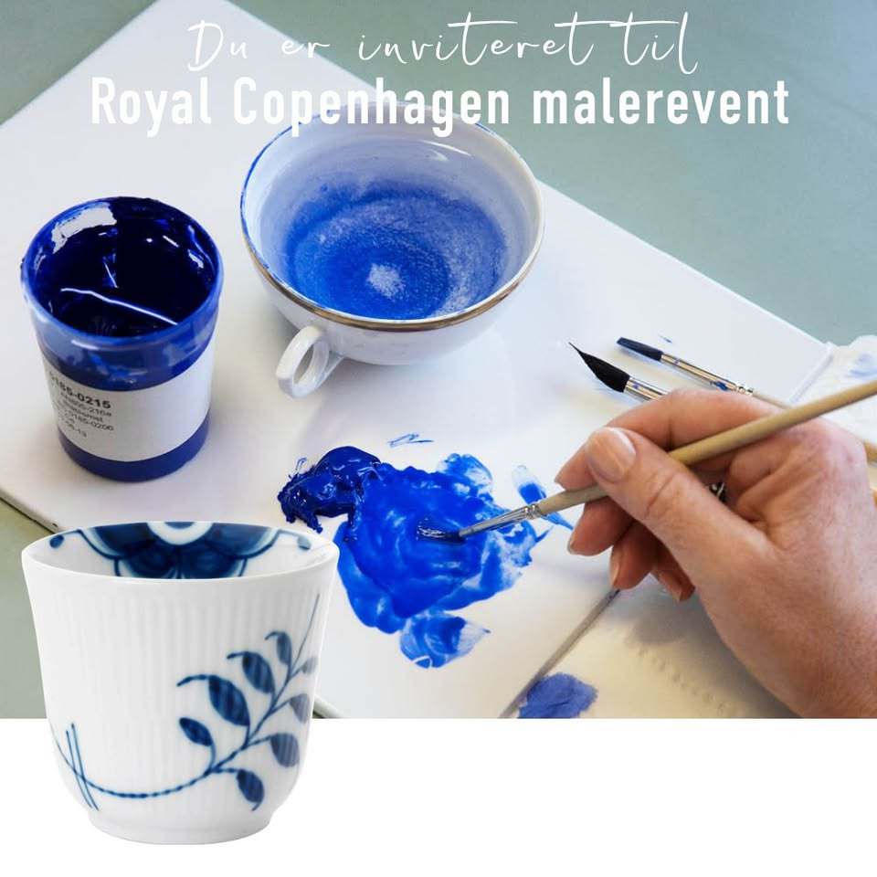 Skab din egen Royal Copenhagen kop i Middelfart